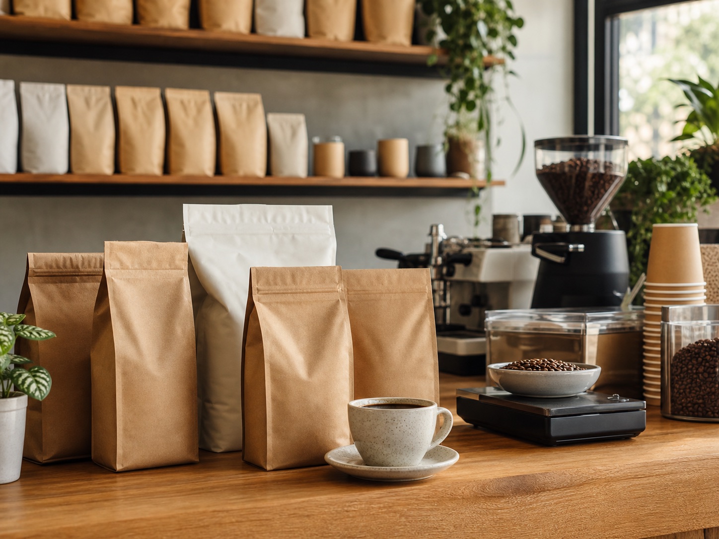 Coffee being prepared at Rimberio cafe